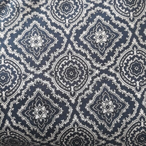 Talbots Classic Geometric Medallion Straight Cropped Chino Pants 18 Work - Picture 2 of 7